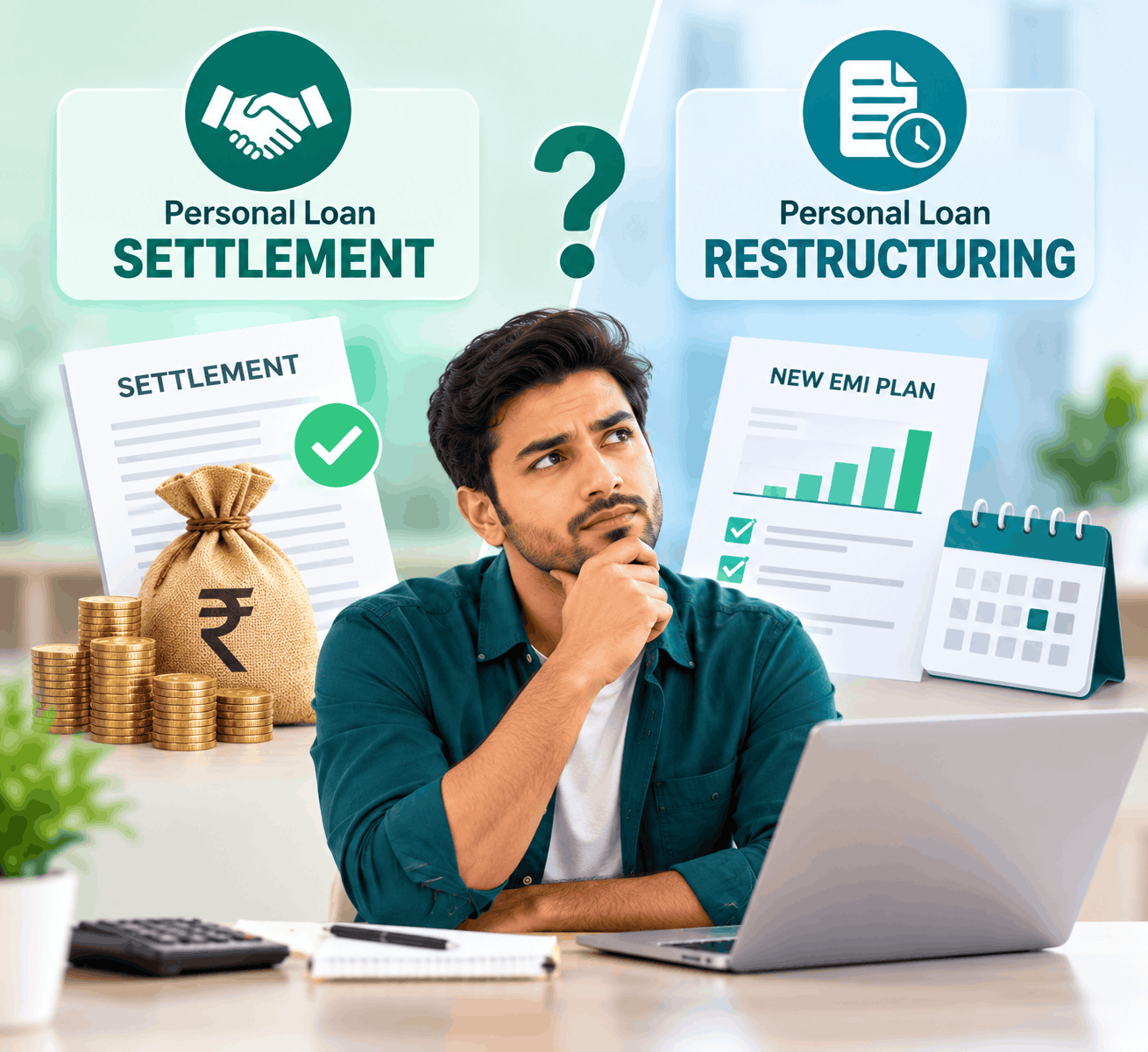 Personal Loan Settlement vs Restructuring: Which Option Is Better?